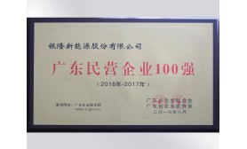 2016廣東民營企業(yè)100強(qiáng)